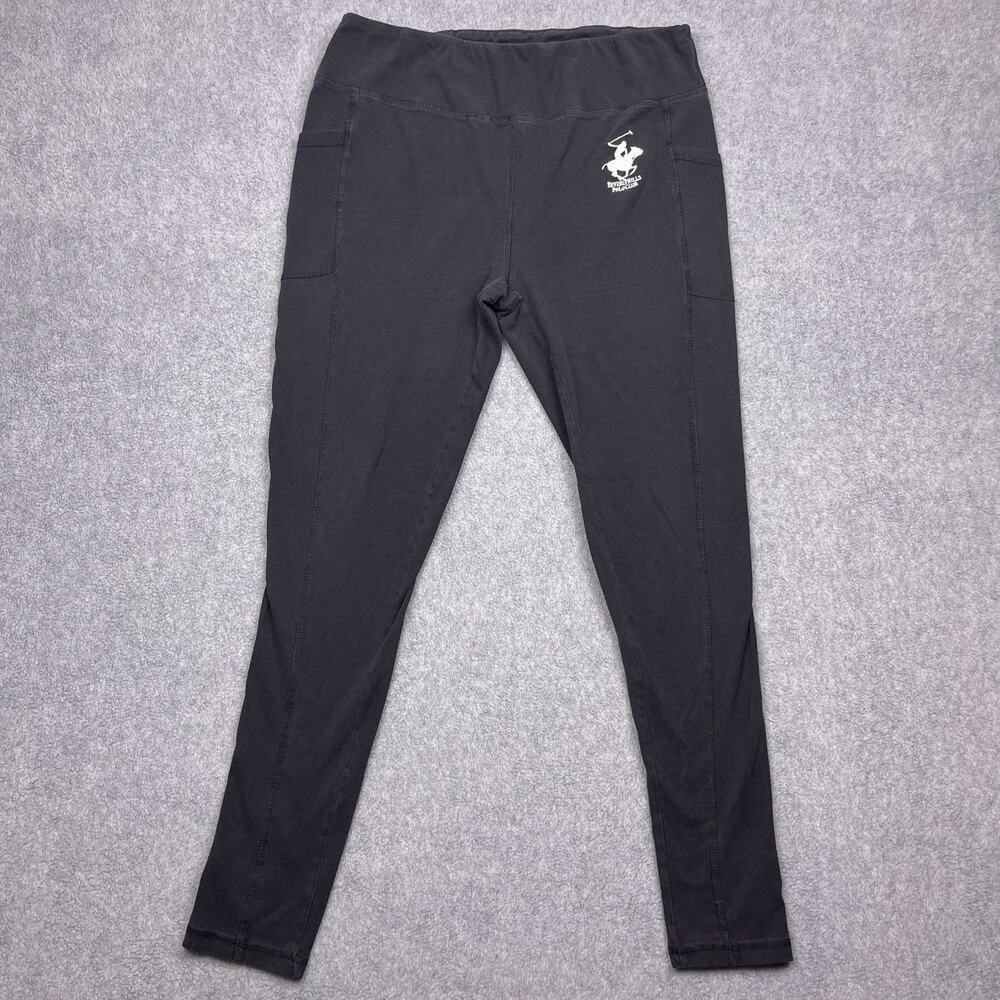 beverly hills‎ polo club capri leggings black xl